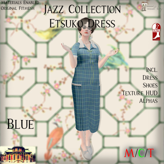 ~CdE~ Jazz Etsuko BLUE Dress