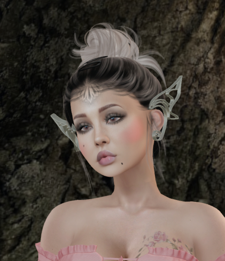 WISPY/ elven earrings / MOD/COPYzilver licht m/c