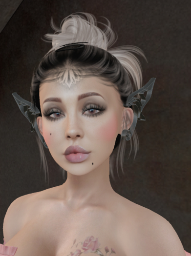 WISPY/ elven earrings / MOD/COPY zilver m/c