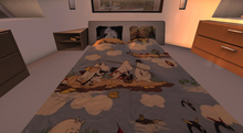 Moomin loonetta bed sheet and pillows
