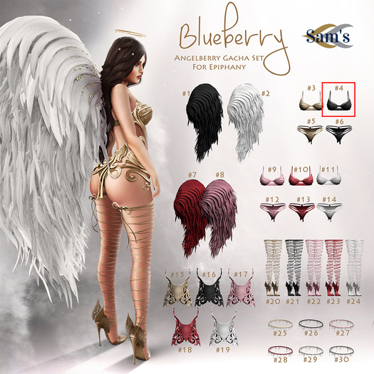 #4 Blueberry - Angelberry - RARE - Bra - Slayer *Physique*