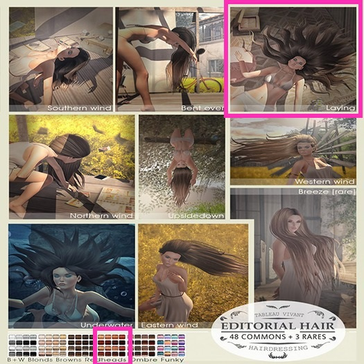 ~Tableau Vivant~ Curly hairbase (tintable)