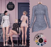 DEAD DOLL - Roxanne Dress - Indigo