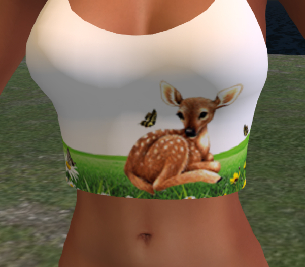 Top Fawn Animated ( the fawn blinks )