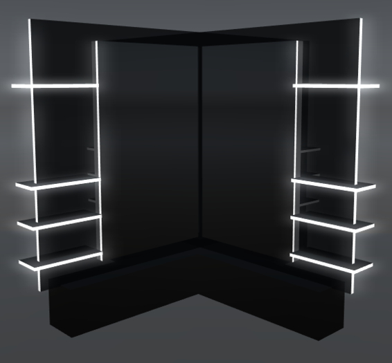 VD Display Dark Glass 7X