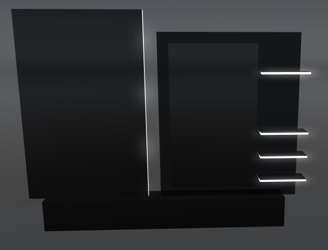 VD Display Dark Glass 8