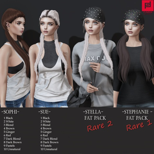 -FABIA- Gacha   <Stephanie > Fat Pack RARE 1