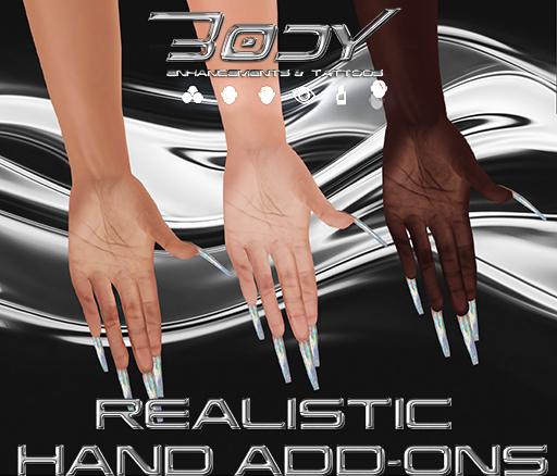 REALISTIC HANDS FATPACK women