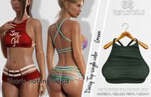 FashionNatic - Daisy Top Green- Maitreya, Belleza Freya, Legacy