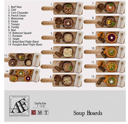 *AF* Soup Board 13 - Pumpkin RARE