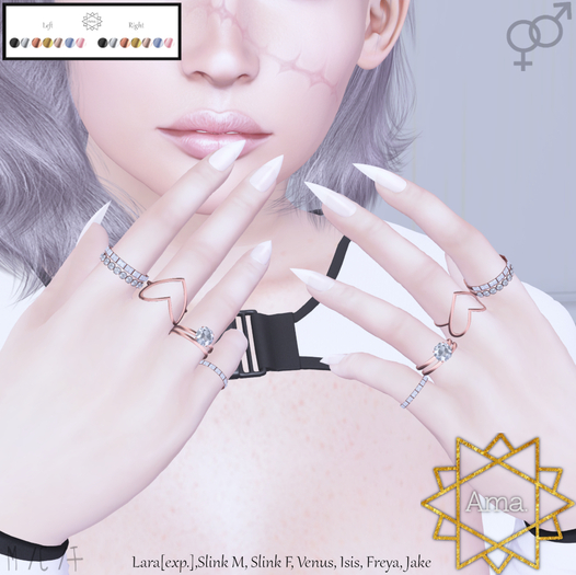 Ama. : DEMO Lover Rings : Maitreya Exp L