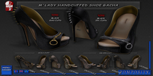 POMPOSITY - LEOPARD SILV. Handcuffed M'Lady Shoes - SLINK
