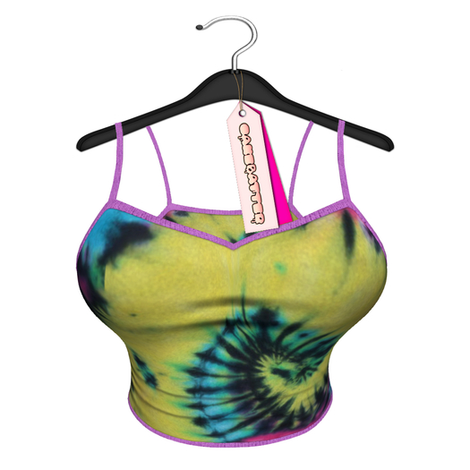 cakebatter / molly tie dye little tank / Multi -BOXED-
