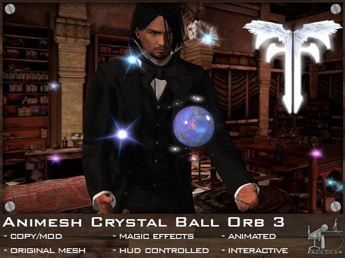 FaceDesk - Animesh Crystal Ball Orb 3
