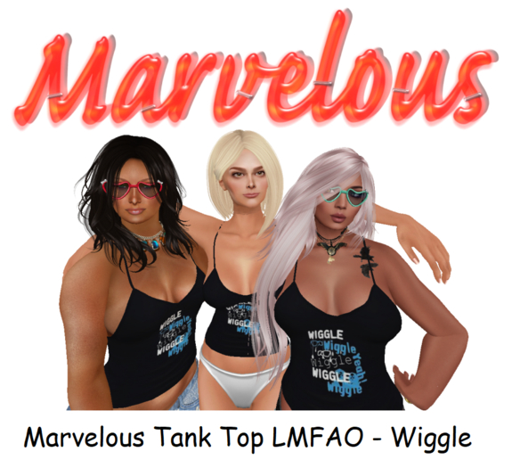 Marvelous Tank Top LMFAO wiggle - Isis (copy)
