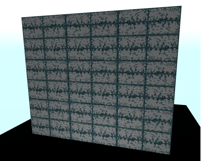 Estética retro de 8 bits - Textura HD de ladrillos (musgo azul)