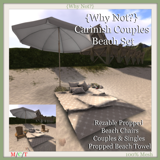 {Why Not?} Carinish Couples Beach Set-Boxed