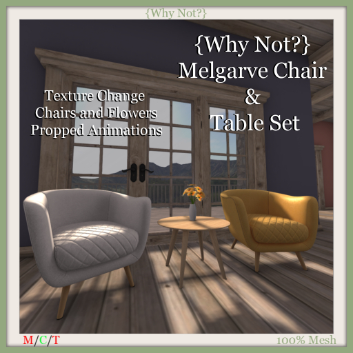 { Why Not ?}Melgarve Chair & Table Set-Boxed