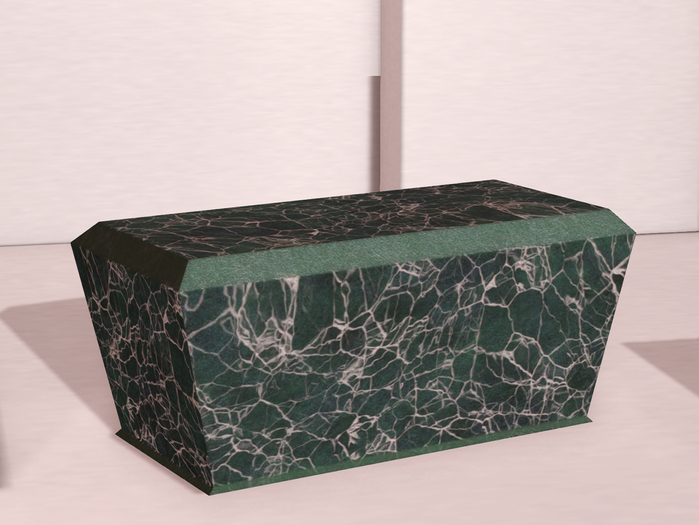 KH Marble Counter/Table in TEAL