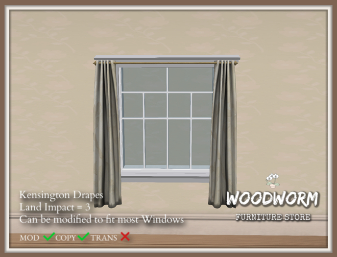 [WW] KENSINGTON FLORAL DRAPES*