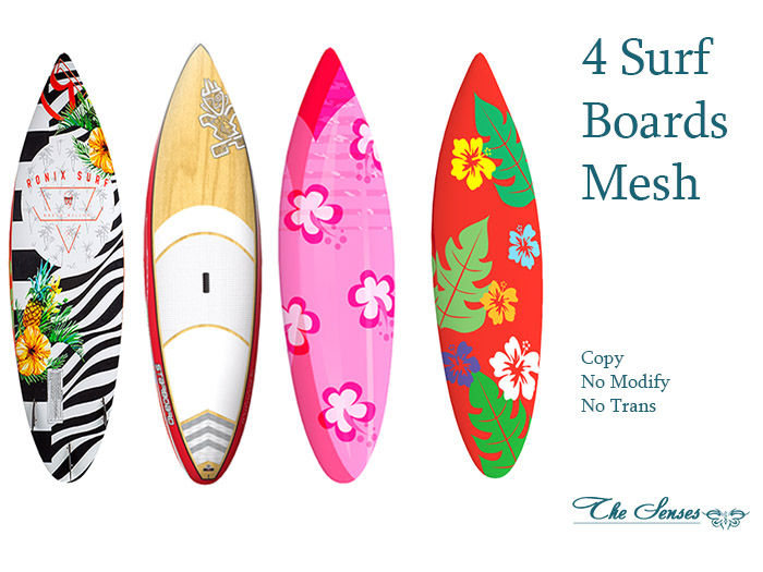 Box The Senses * 4 Surf Boards