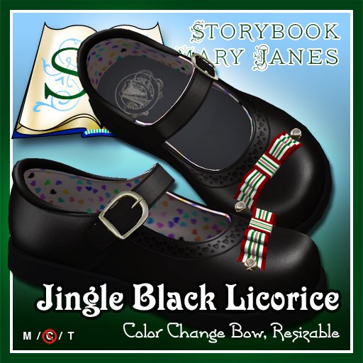 R(S)W Mary Janes - Jingle Black Licorice