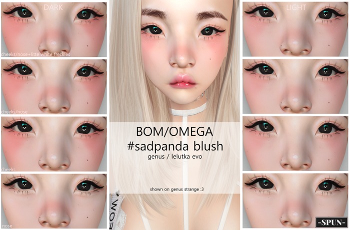 -SPUN- #sadpanda blush BOM/OMEGA