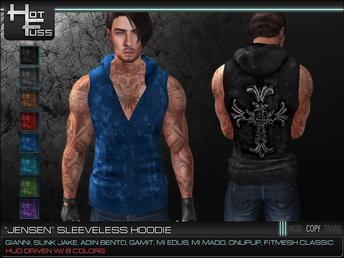 Hot Fuss "Jensen" Sleeveless Hoodie