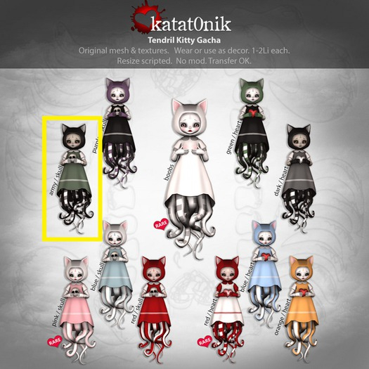 *katat0nik* (army / skull) Tendril Kitty