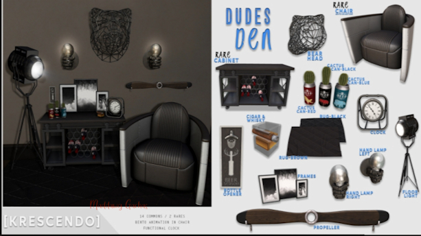 [Kres] Dudes Den - Chair - RARE