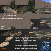 2 pc Landscape set for 3-Crate
