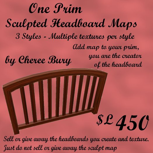 Sculpted Headboard - 3 Styles