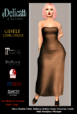 Delicatt Couture - Gisele Long Dress - Brown