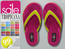 [CA] PROMO TROPICANA FLIP FLOPS LADIES PLAIN
