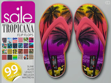 [CA] PROMO TROPICANA FLIP FLOPS LADIES DESIGN