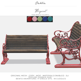 Dahlia - Bryant - Park Bench - COLORFUL