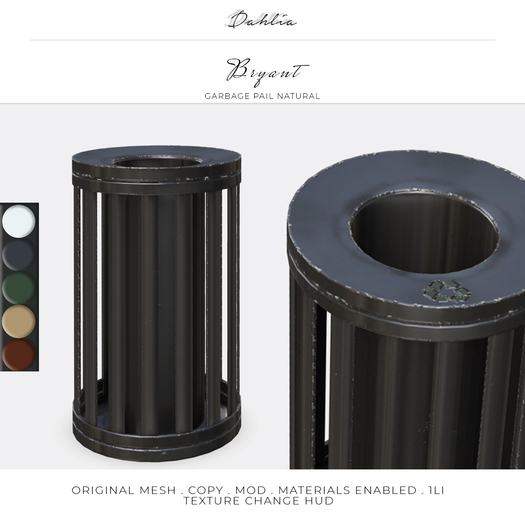 Dahlia - Bryant - Garbage Pail - NATURAL
