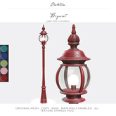 Dahlia - Bryant - Lamp Post - COLORFUL 