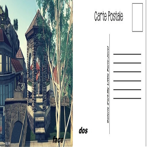 carte postale-Kiosque en pierre