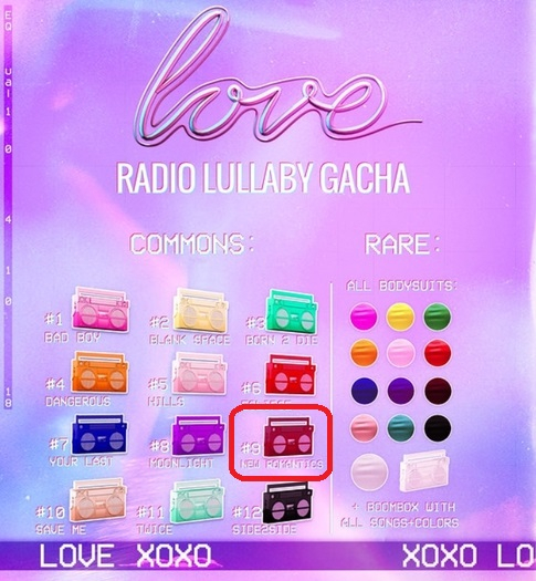 Love [Radio Lullaby] #9 New Romantics (Rez Me)