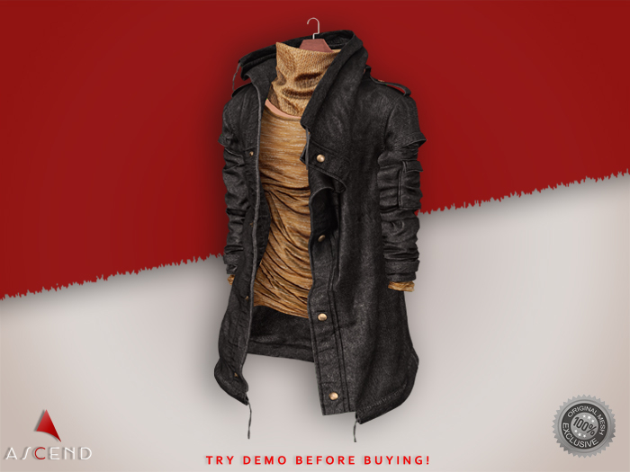 //Ascend// Defender Jacket - Black [ADD ME]