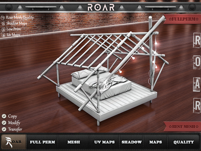 {::ROAR::} Fullperm Bed #2109