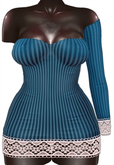 Kaithleen's Rhapsody Dress - Navy