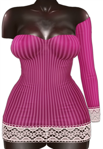 Kaithleen's Rhapsody Dress - Lipstick