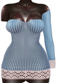 Kaithleen's Rhapsody Dress - Blue