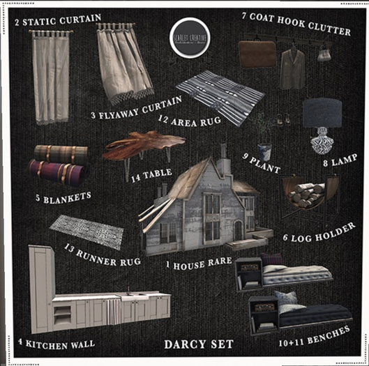 Scarlet Creative Darcy Cabin MT RARE