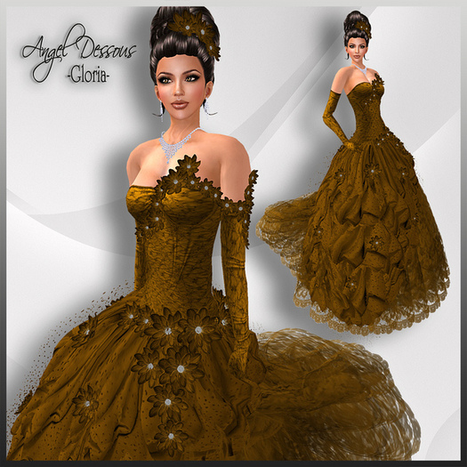Gloria, gold by Angel Dessous