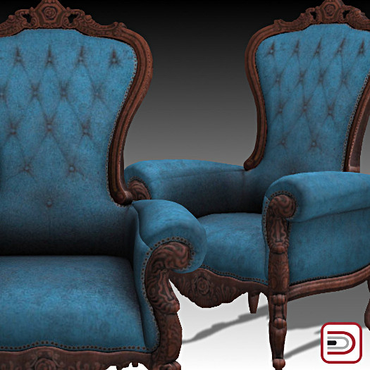 [Danielito] Gothic Leather Armchair