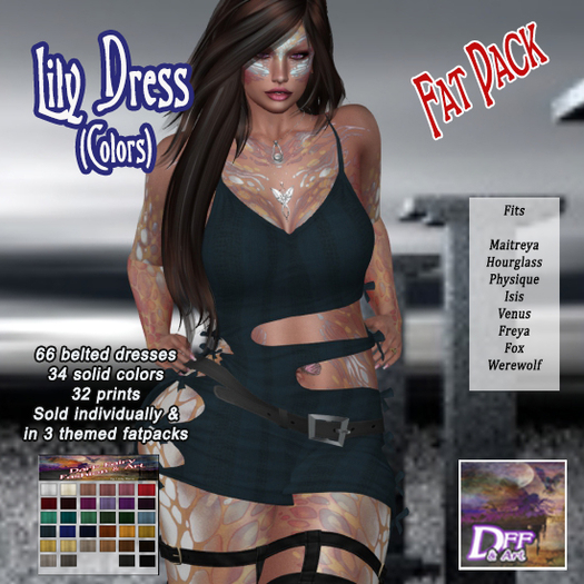 DFF Lilly Dress (Colors) #FATPACK