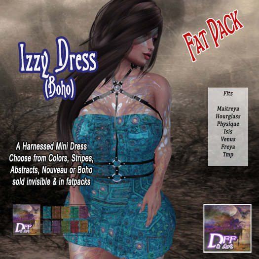 DFF Izzy Dress (Boho) #FATPACK